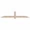 Ekena Millwork Eugene Smooth Timber Gable Bracket, Douglas Fir, 96"W x 20"H x 3 1/2"D x 5 1/2"F, 5/12 Pitch GBW096X20X0406EUG00SDF - alternate 1